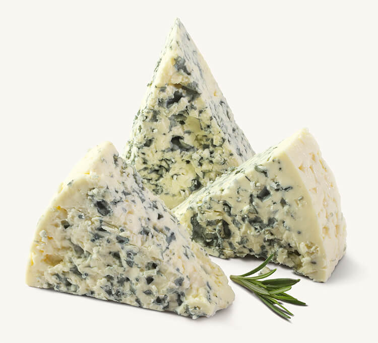 Triángulos de queso azul La Quesera