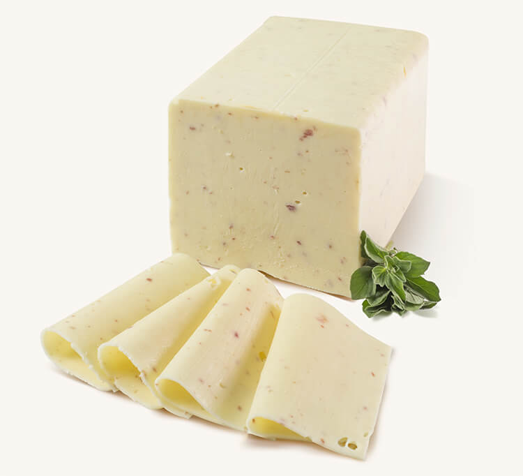Barra de queso feteable tybo con salame
